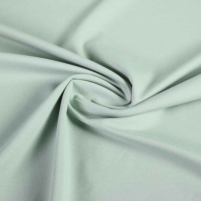 Tricot fabric light sage green