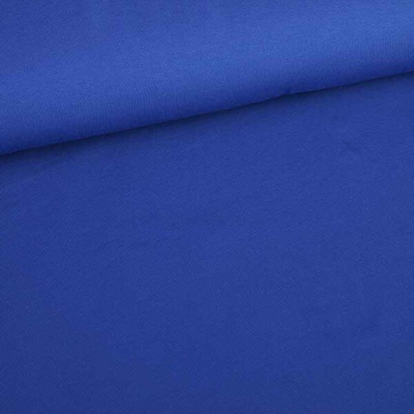 Cotton jersey fabric cobalt