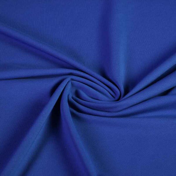 Cotton jersey fabric cobalt