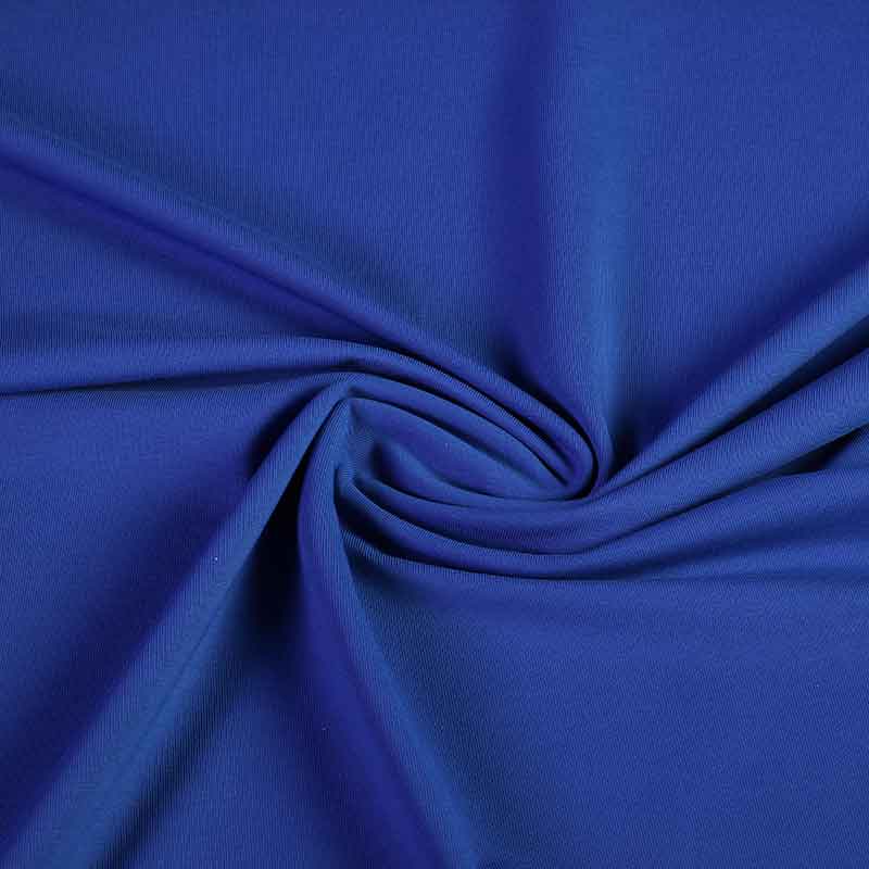 Cotton jersey fabric cobalt