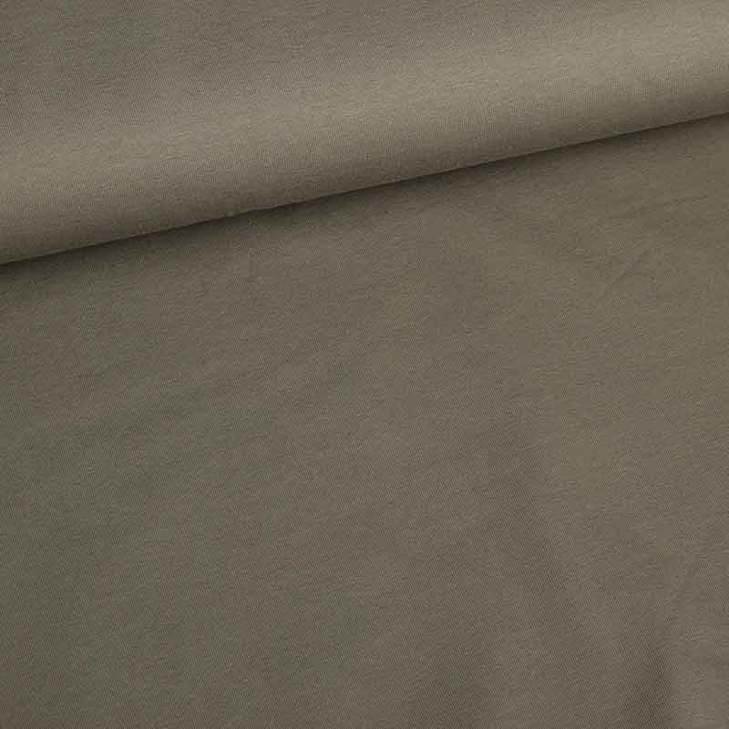 Tricot fabric cotton army