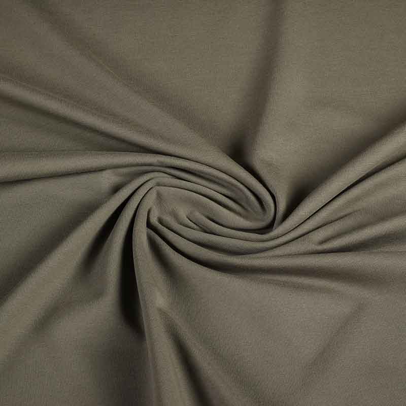 Tricot fabric cotton army