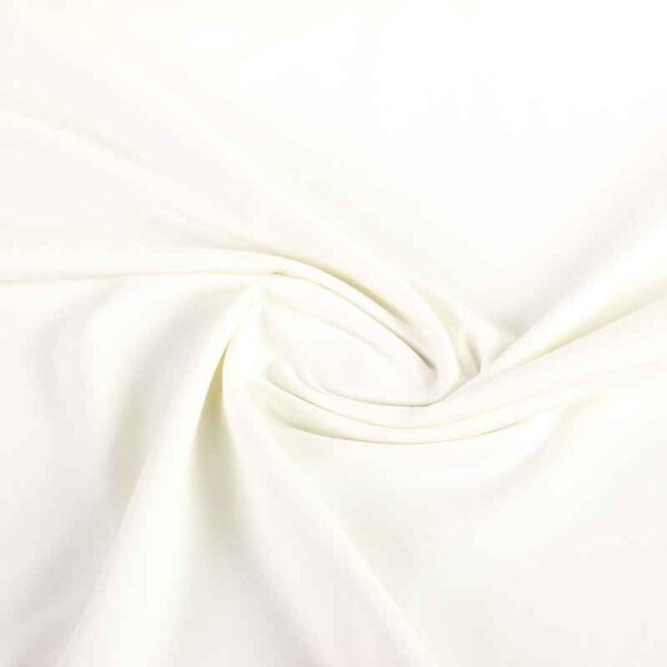 Cotton tricot fabric ecru