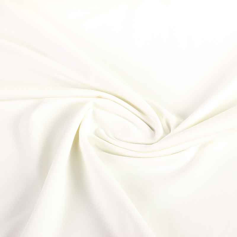 Cotton tricot fabric ecru