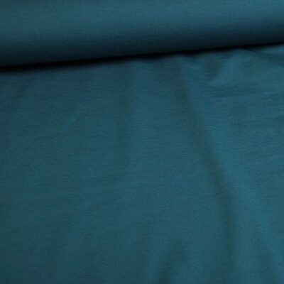 Tricot fabric petrol