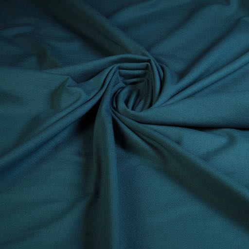 Tricot fabric petrol