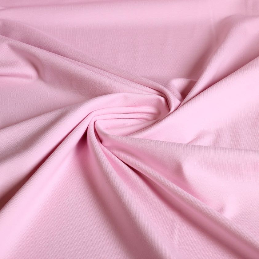 Tricot fabric baby pink