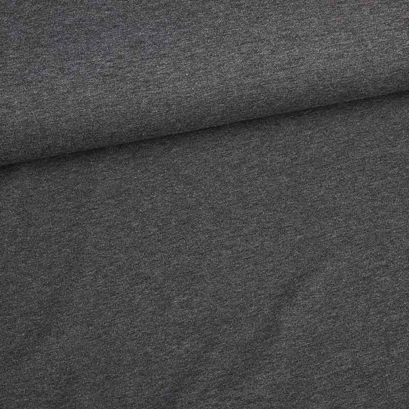 Tricot fabric antracite melange
