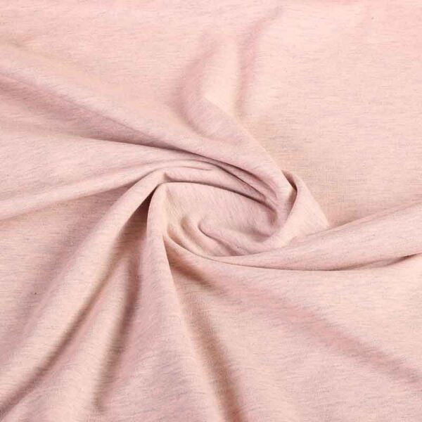 Tricot fabric dusty rose melange