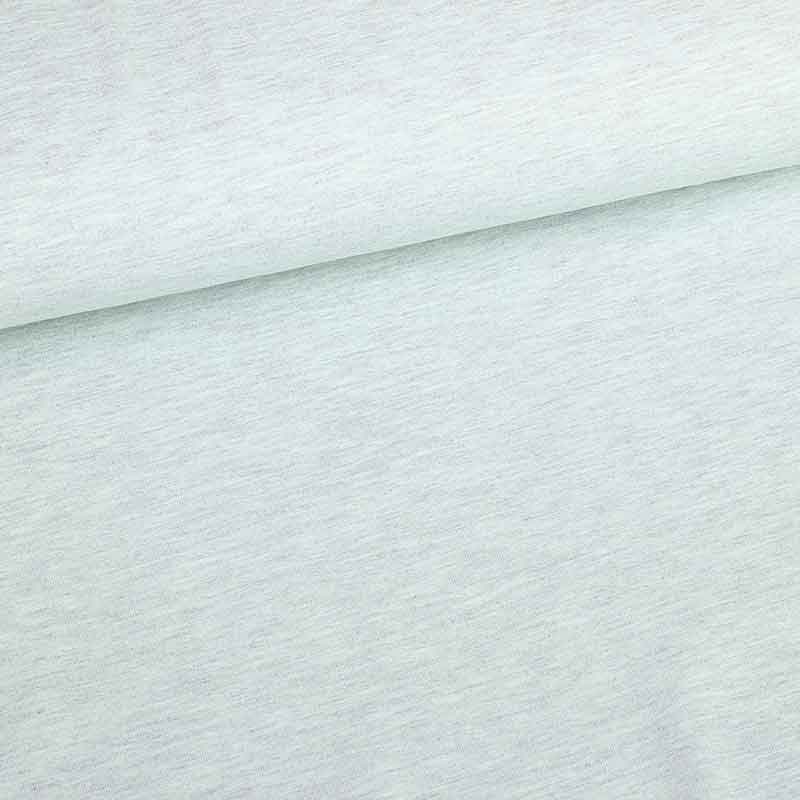 Tricot fabric mint melange