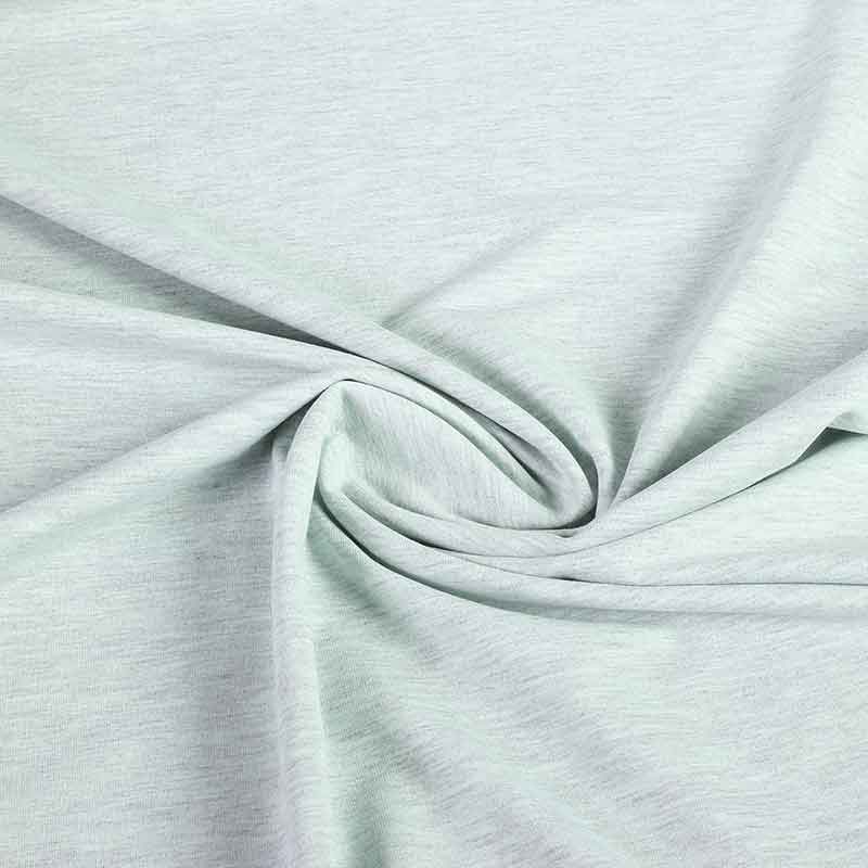 Tricot fabric mint melange