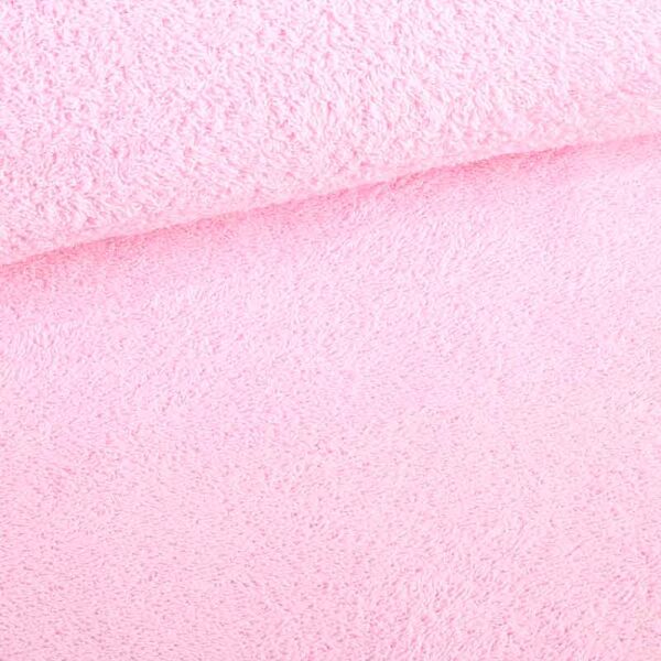 Terry fabric baby pink