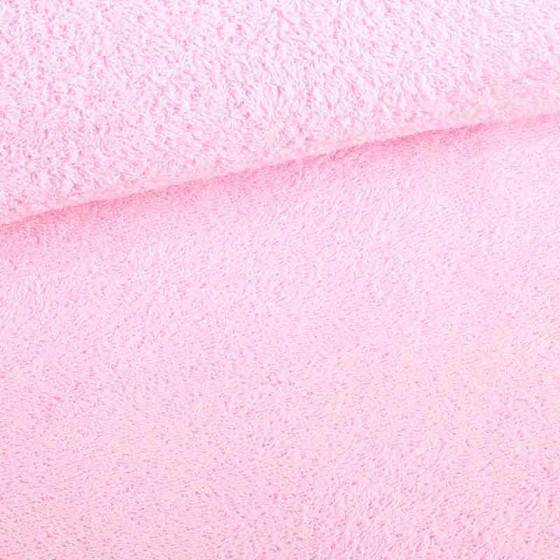 Terry fabric baby pink