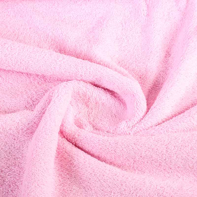 Terry fabric baby pink