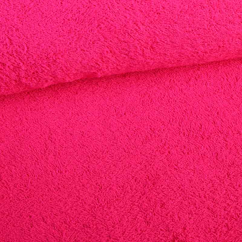 Terry fabric fuchsia
