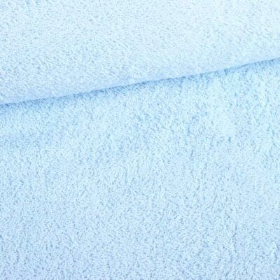 Terry fabric baby blue