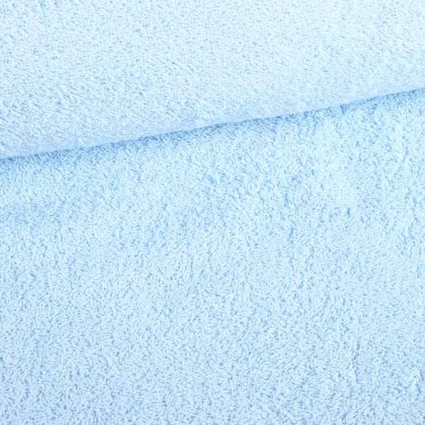 Terry fabric baby blue