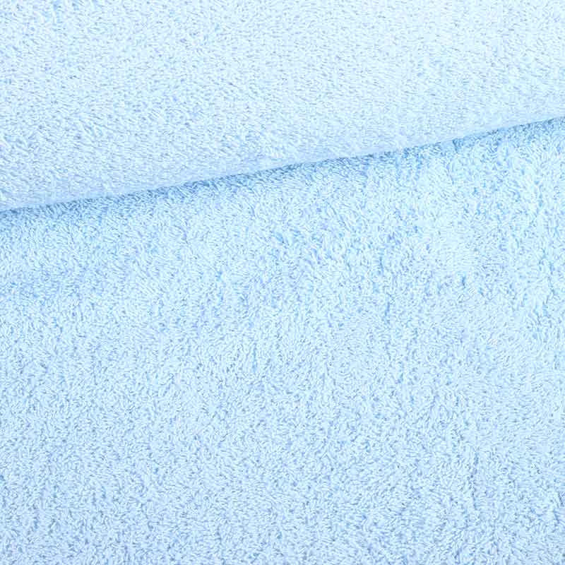 Terry fabric baby blue