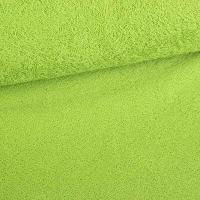 Terry fabric dark lime