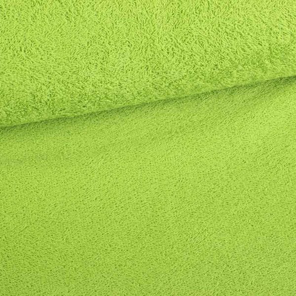 Terry fabric dark lime
