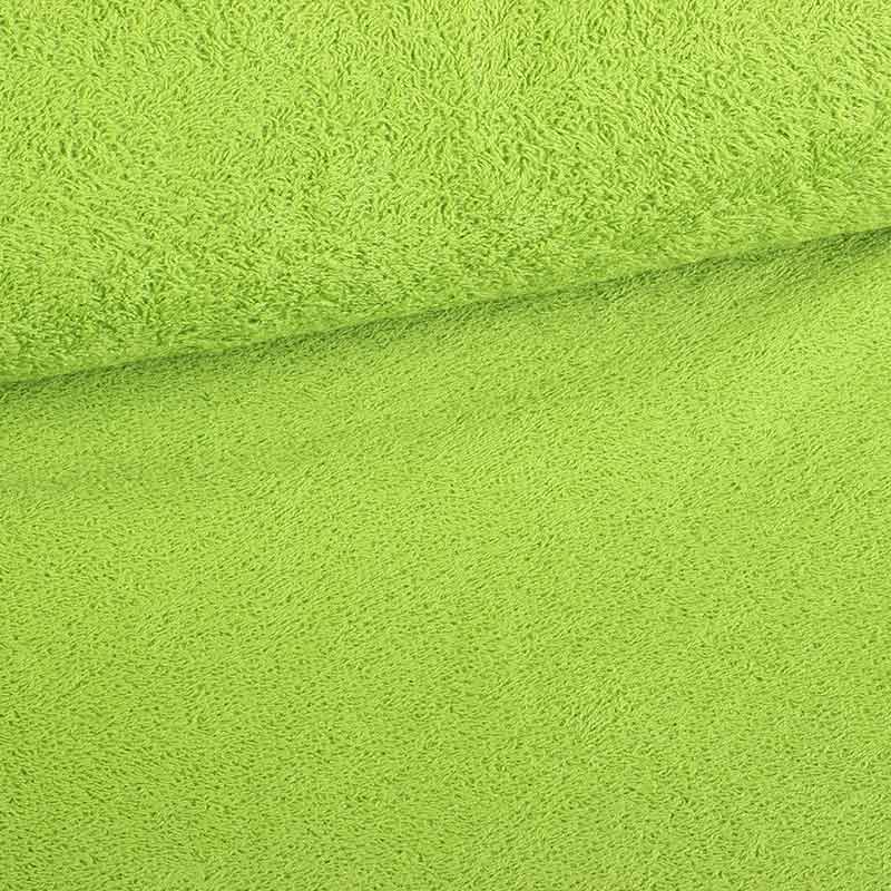 Terry fabric dark lime
