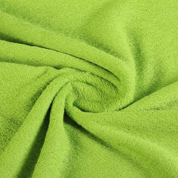 Terry fabric dark lime