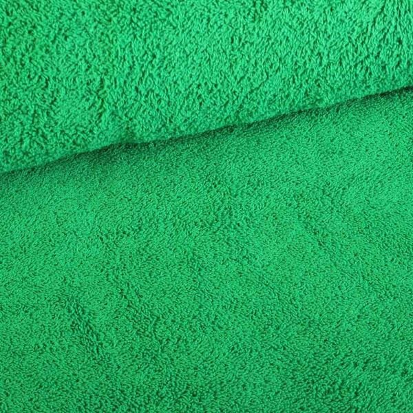 Terry fabric green