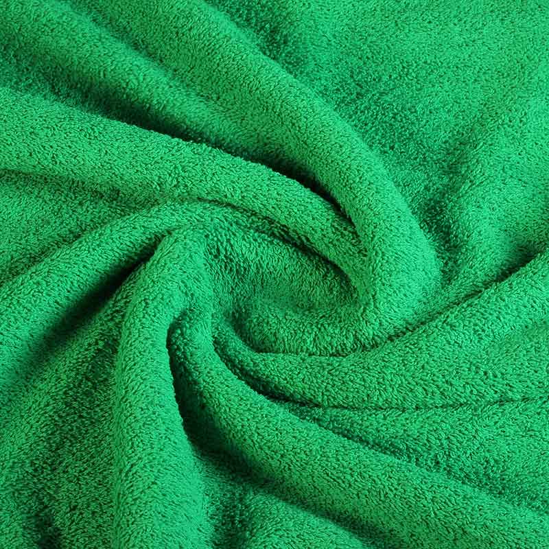 Terry fabric green
