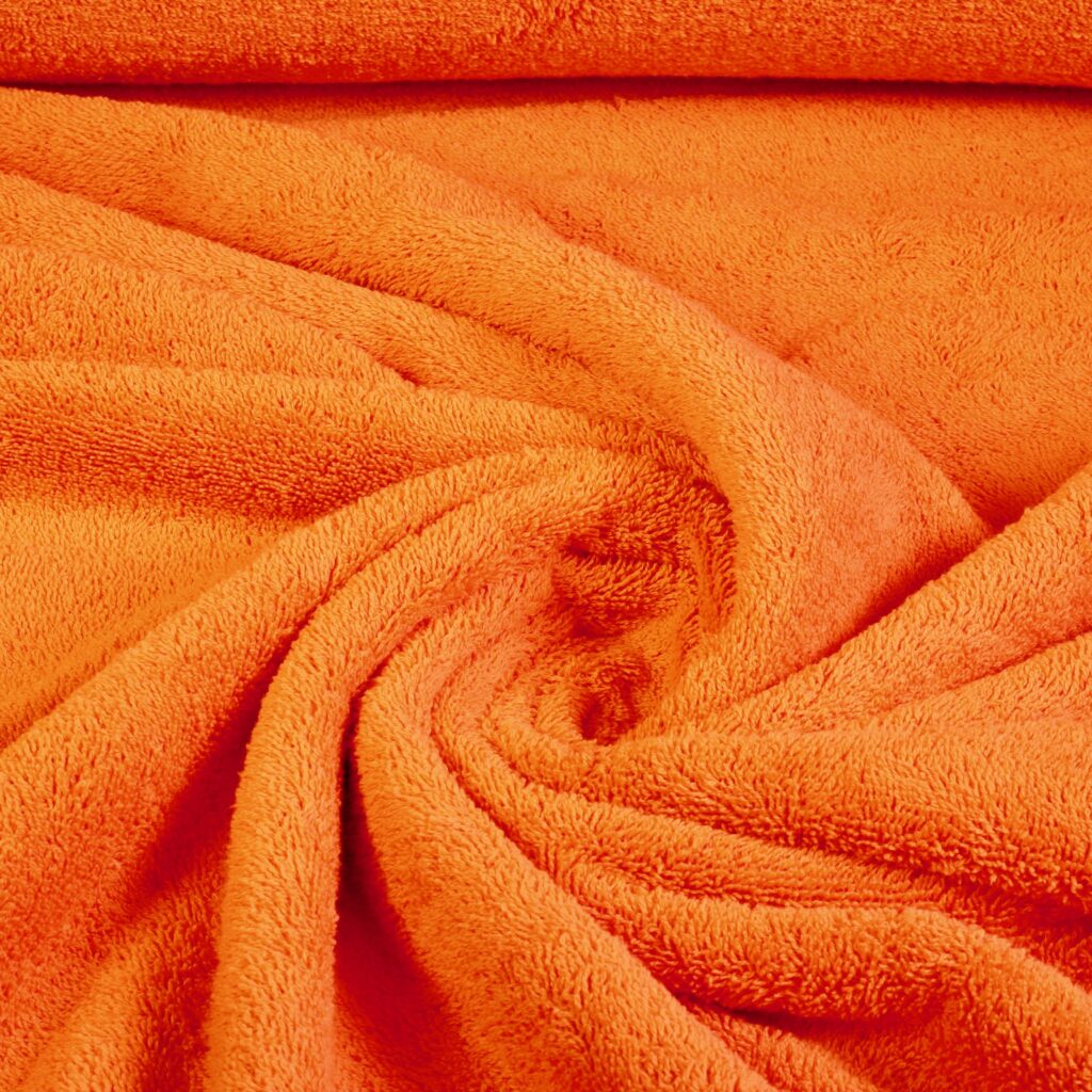 Terry fabric orange