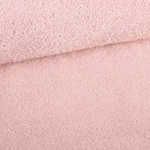 Terry fabric dusty rose