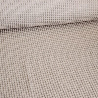 Waffle cotton beige