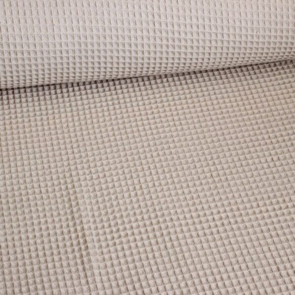 Waffle cotton beige