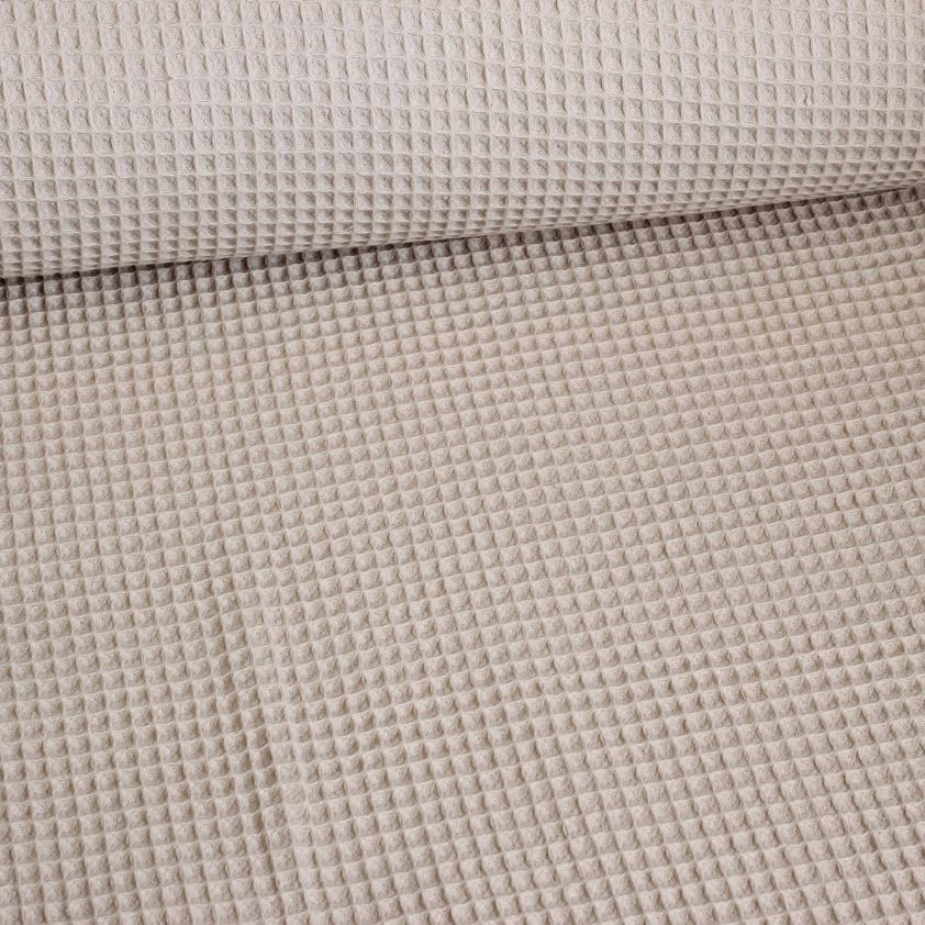 Waffle cotton beige