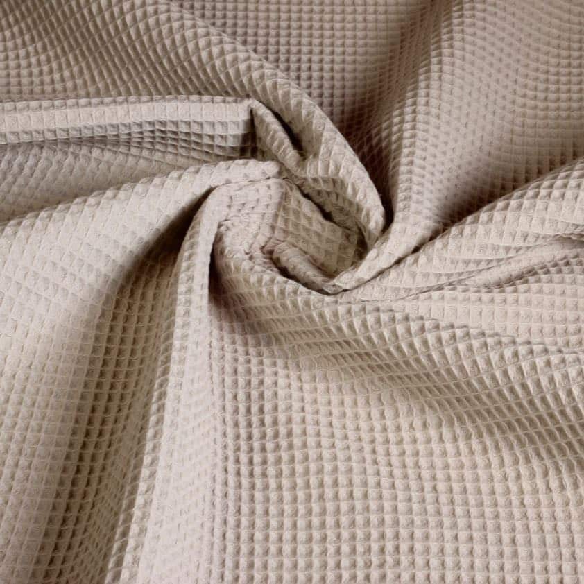 Waffle cotton beige