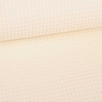 Waffle cotton ecru