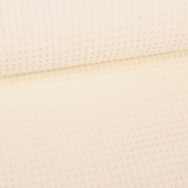 Waffle cotton ecru