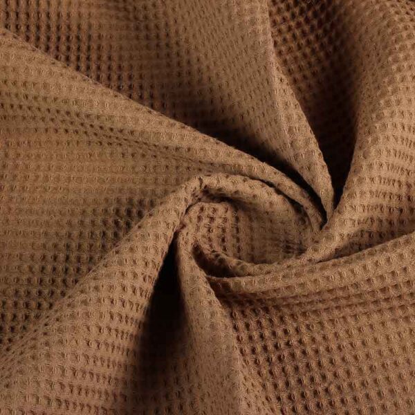 Waffle cotton taupe