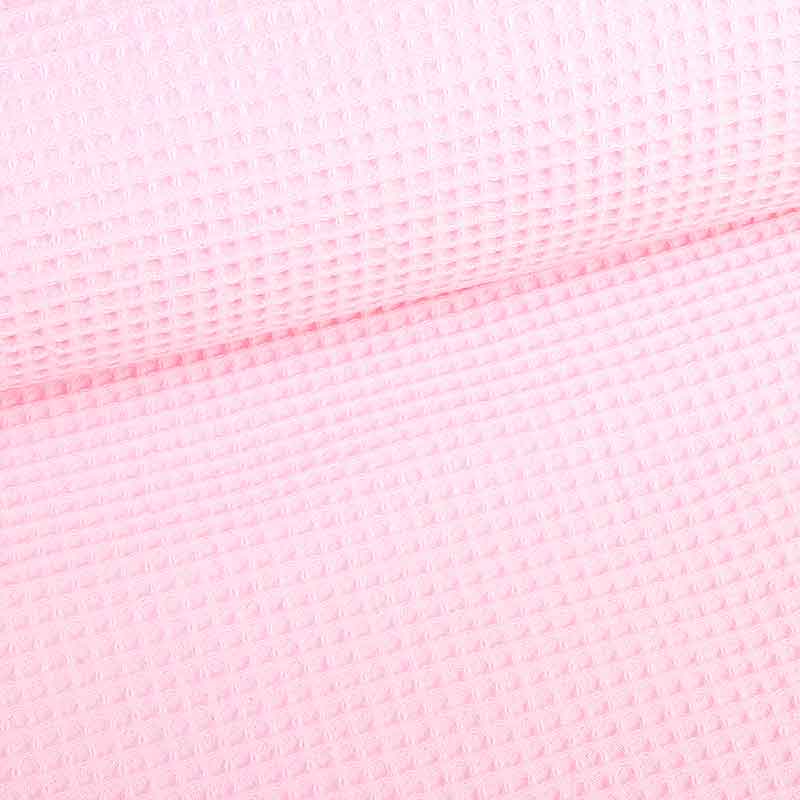 Waffle fabric baby pink