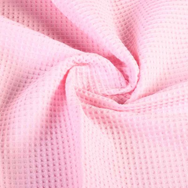 Waffle fabric baby pink