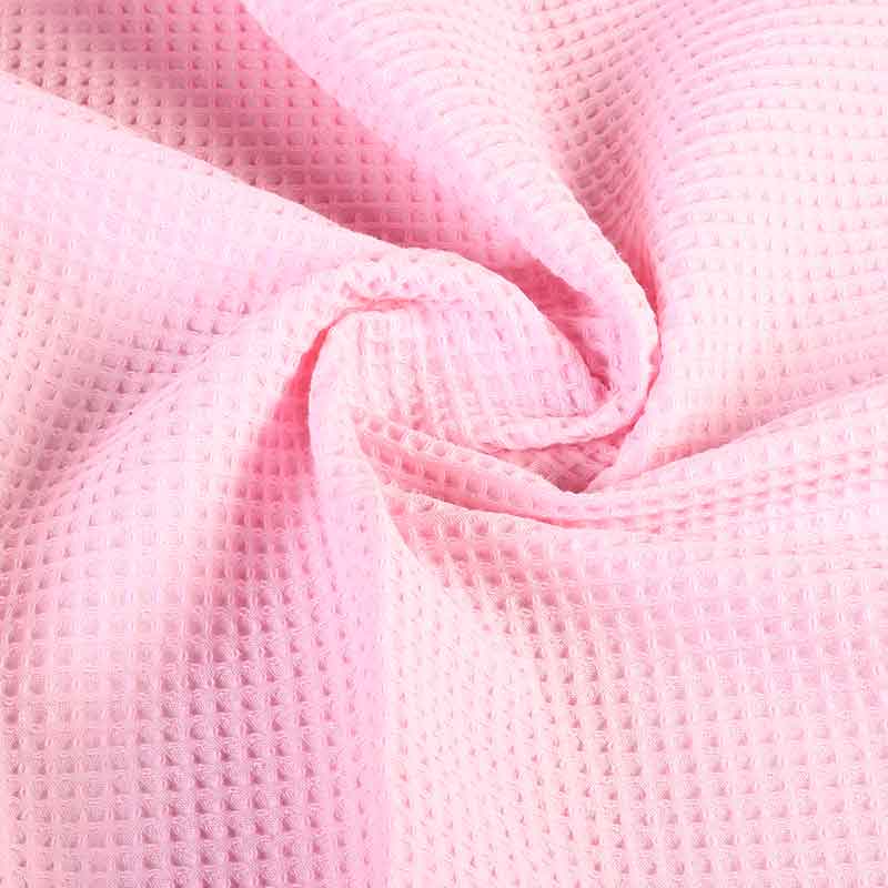 Waffle fabric baby pink