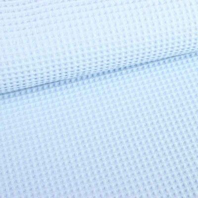 Waffle fabric baby blue