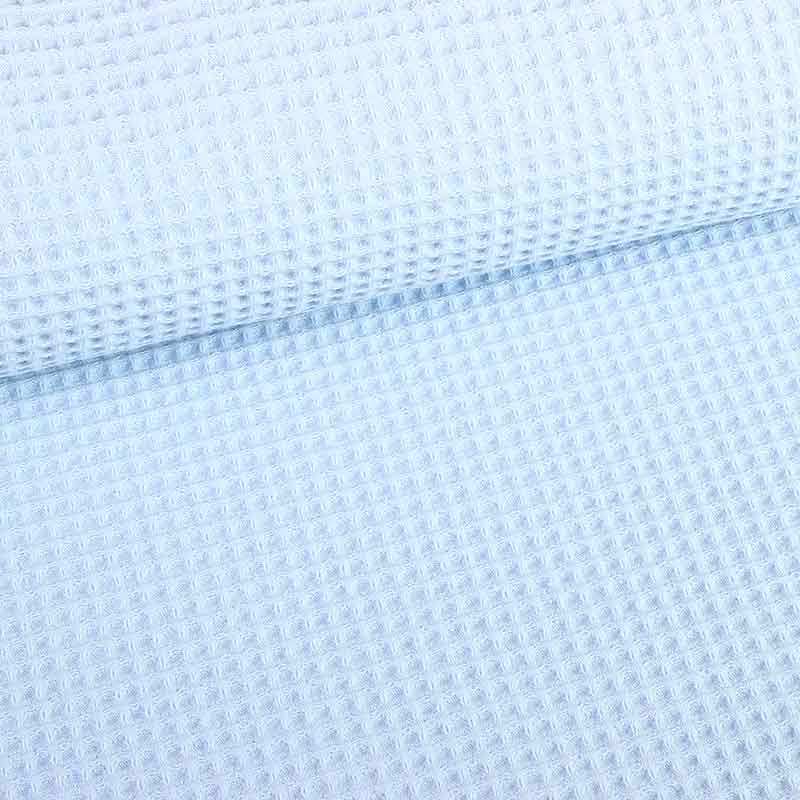 Waffle fabric baby blue