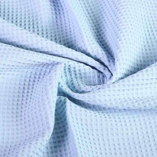 Waffle fabric baby blue