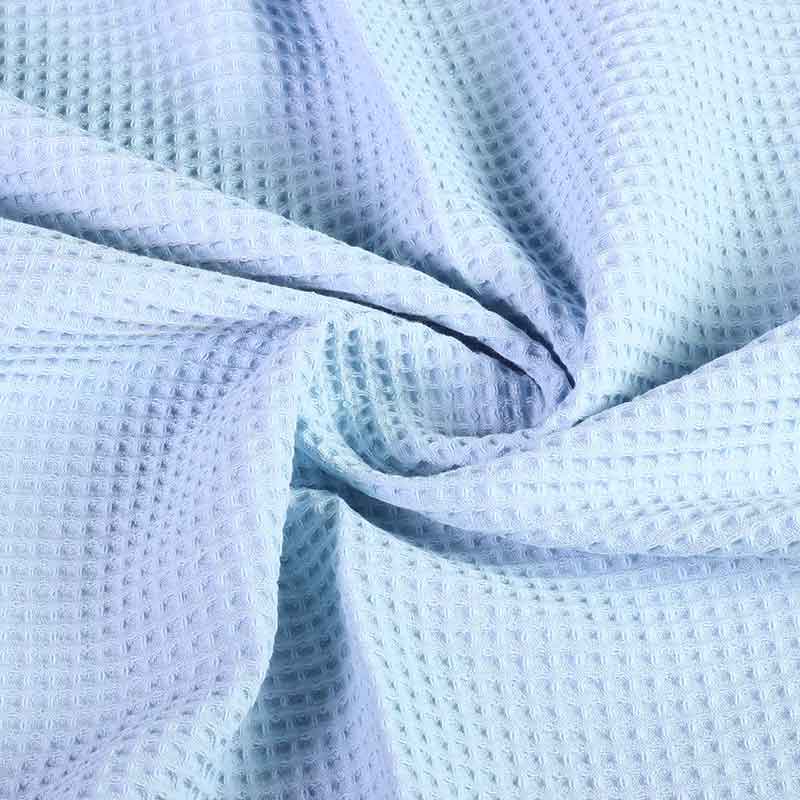 Waffle fabric baby blue