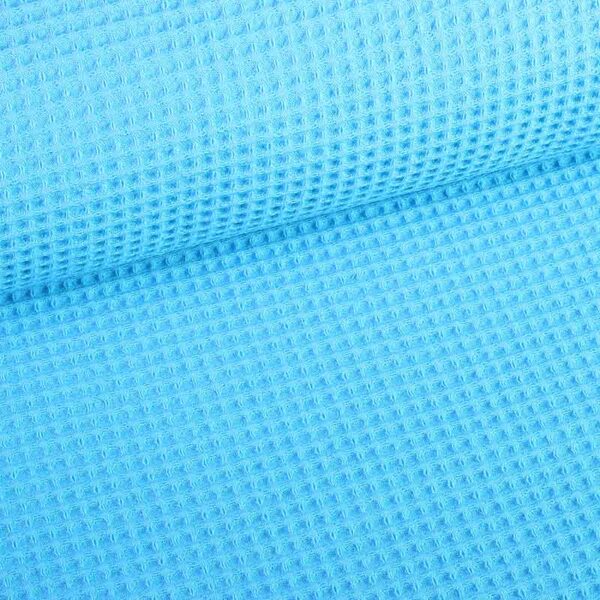 Waffle cotton aqua