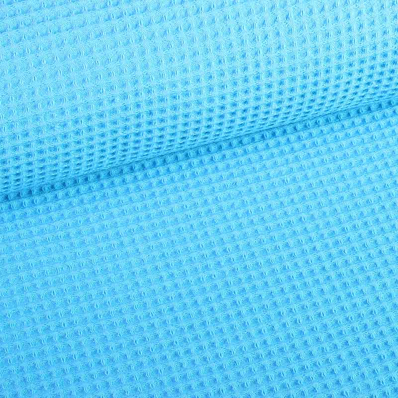 Waffle cotton aqua