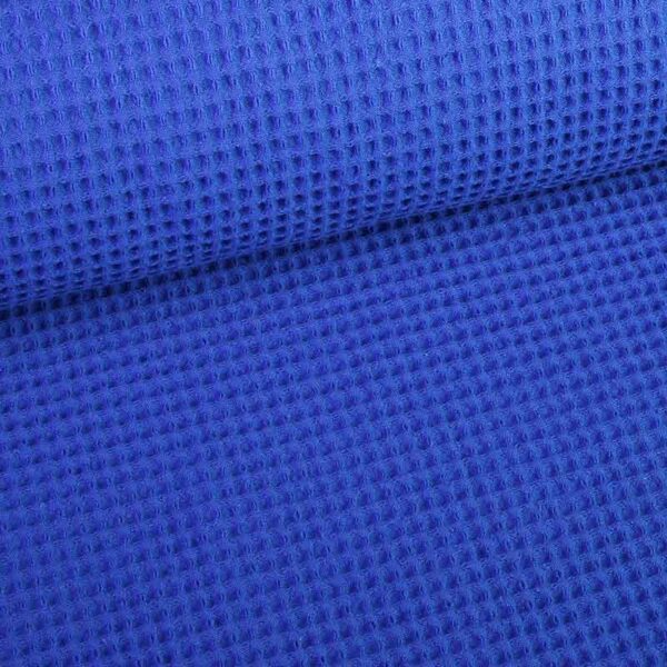 Waffle cotton cobalt