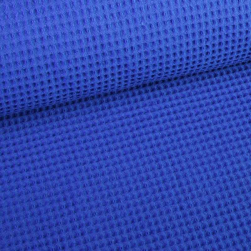 Waffle cotton cobalt