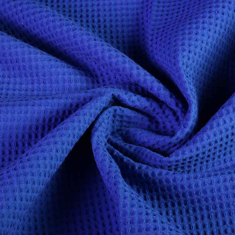 Waffle cotton cobalt