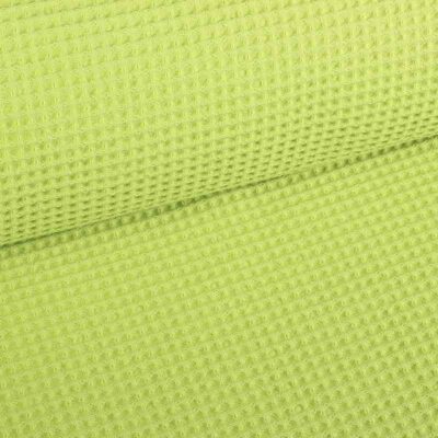 Waffle cotton dark lime